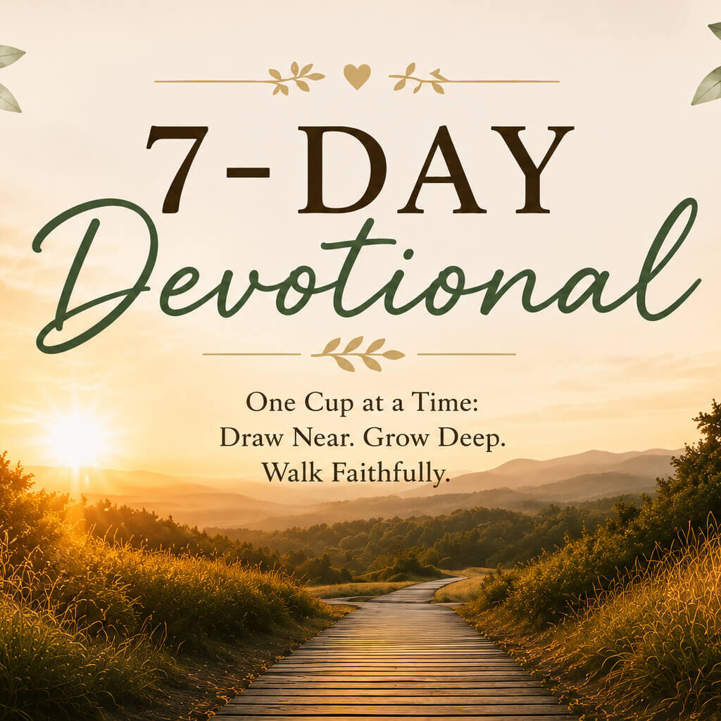 7-Day Devotional: One Cup at a Time: Draw Near. Grow Deep. Walk Faithfully.